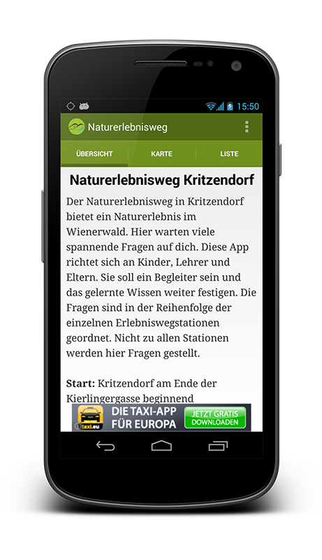 Naturerlebnisweg Screenshot